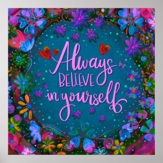 かわいらし信じ引用文 ポスター (正面)