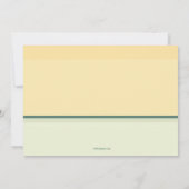 かわいらし先生卒業招待状 招待状 (裏面)