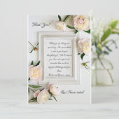 かわいらし写真フレ結婚ームのサンキューカード 招待状 (スタンド正面)