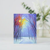 かわいらし冬の芸術 ポストカード (スタンド正面)