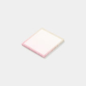 かわいらし勾エレガントガーリー配バラ金ゴールドグリッター ポストイット (アングル)