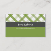 かわいらし名刺::ギンガムパターン9L 名刺 (裏面)