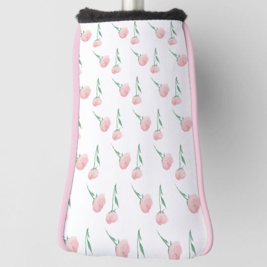 かわいらし名門私立校風の牡丹 ゴルフヘッドカバー (回転90)