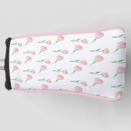 かわいらし名門私立校風の牡丹 ゴルフヘッドカバー