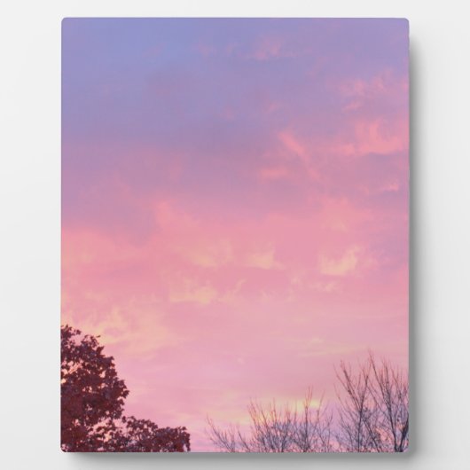 かわいらし夕暮れEASEL フォトプラーク (正面)