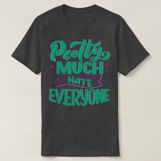 かわいらし大嫌い1 Tシャツ (デザイン正面)