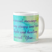 かわいらし好歌を歌う ジャンボコーヒーマグカップ (正面右)