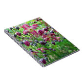 かわいらし妖精の翼（エピミディアム）春花写真 ノートブック (右側)