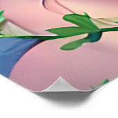 かわいらし妖精の花と髪のファンタジー ポスター (角)