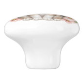 かわいらし子猫とパステルフラワーズ セラミックノブ (側面)