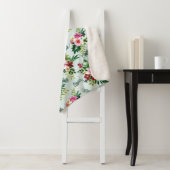 かわいらし子猫熱帯フローラ猫 シェルパブランケット (インサイチュ)