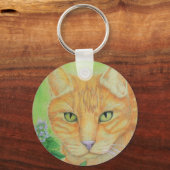 かわいらし子猫 キーホルダー (正面)