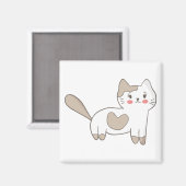 かわいらし子猫 マグネット (正面/裏面)