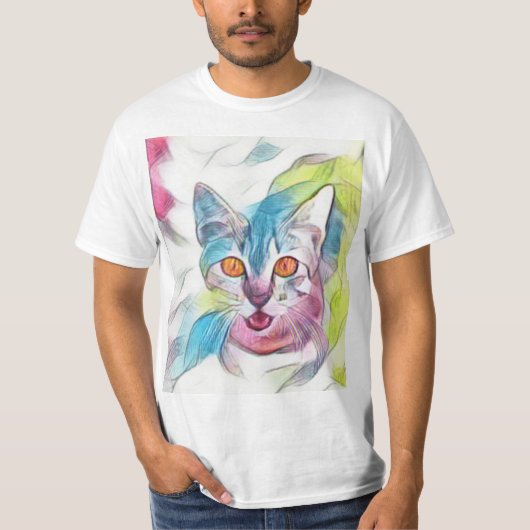 かわいらし子猫 Tシャツ (正面)