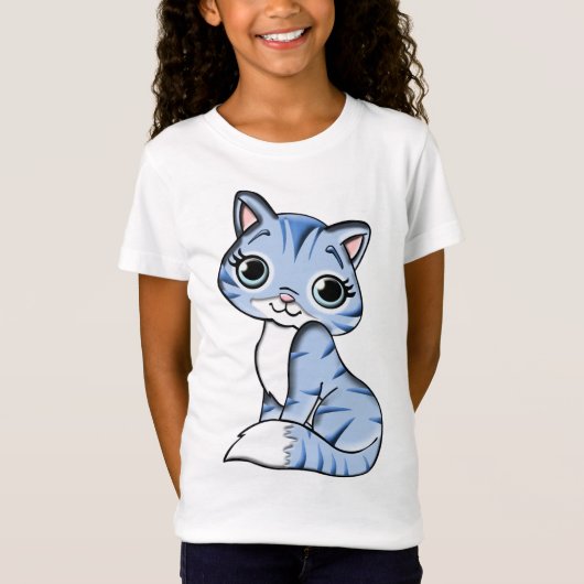 かわいらし子猫Tシャツ Tシャツ (正面)