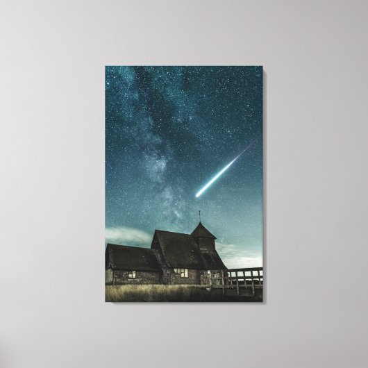 かわいらし宇宙 キャンバスプリント (正面)