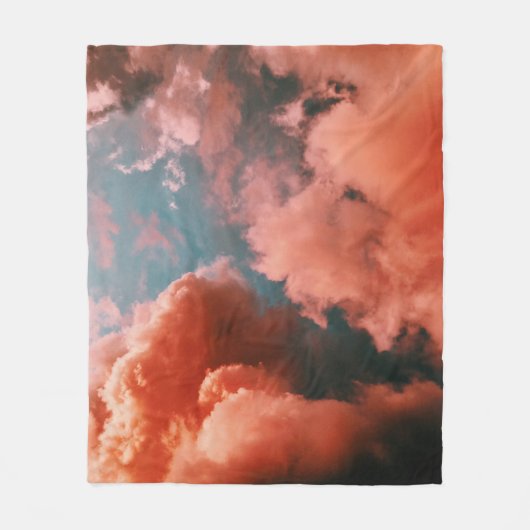 かわいらし宇宙 フリースブランケット (正面)