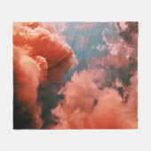 かわいらし宇宙 フリースブランケット (正面(横))