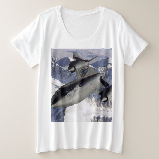 かわいらし宇宙 プラスサイズTシャツ (デザイン正面)