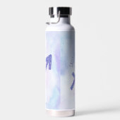 かわいらし射手座サインカスタム紫色の星占い ウォーターボトル (右面)