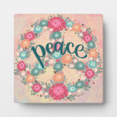 かわいらし平和フローラお洒落感動的 フォトプラーク (正面)