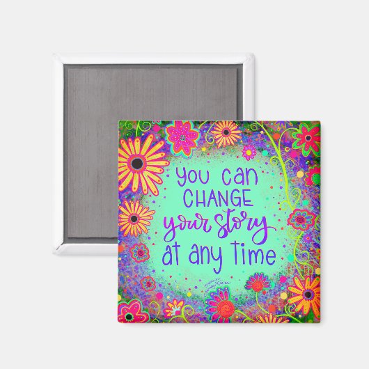 かわいらし感動的フローラおもしろいトレンディー マグネット (正面/裏面)