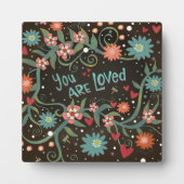 かわいらし感動的フローラ フォトプラーク (正面)