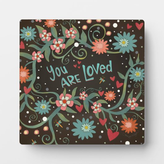 かわいらし感動的フローラ フォトプラーク (正面)