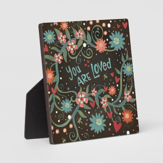 かわいらし感動的フローラ フォトプラーク (正面)