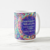 かわいらし感動的先生引用文 コーヒーマグカップ (正面右)