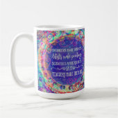 かわいらし感動的先生引用文 コーヒーマグカップ (左)