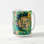 かわいらし感動的寿命が短い感動的 コーヒーマグカップ (正面右)