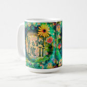 かわいらし感動的寿命が短い感動的 コーヒーマグカップ (正面左)