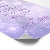 かわいらし感動的引用文 ポスター (角)