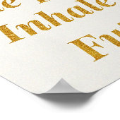 かわいらし感動的引用文 ポスター (角)