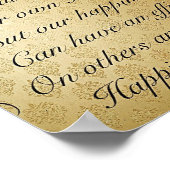 かわいらし感動的引用文 ポスター (角)