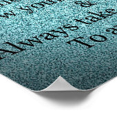 かわいらし感動的引用文 ポスター (角)