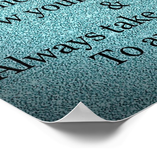 かわいらし感動的引用文 ポスター (角)