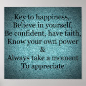 かわいらし感動的引用文 ポスター (正面)