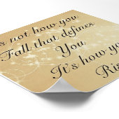 かわいらし感動的引用文 ポスター (角)