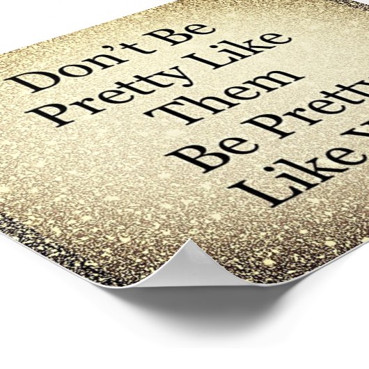 かわいらし感動的引用文 ポスター (角)