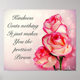 かわいらし感動的引用文 ポスター