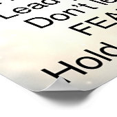 かわいらし感動的引用文 ポスター (角)