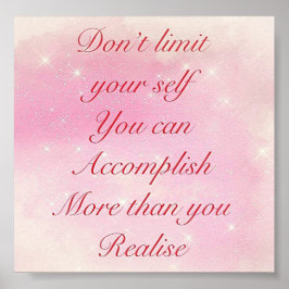 かわいらし感動的引用文 ポスター