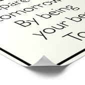 かわいらし感動的引用文 ポスター (角)