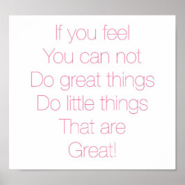 かわいらし感動的引用文 ポスター