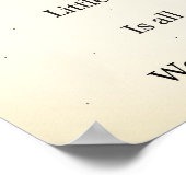 かわいらし感動的引用文 ポスター (角)