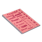 かわいらし感謝 ノートブック (右側)