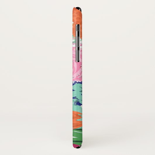 かわいらし手色彩の鮮やかカラフル花 Case-Mate iPhoneケース (裏面/左)