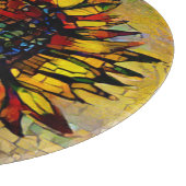 かわいらし抽象芸術ひま絵画わり カッティングボード (角)